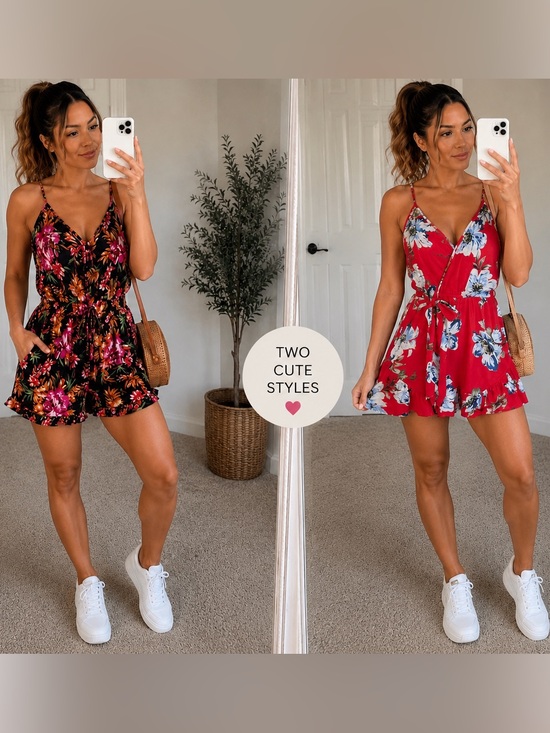 Xhilaration Pants - Xhilaration Floral Romper Bundle Size Small